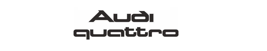 Schriftzug „Audi quattro“.